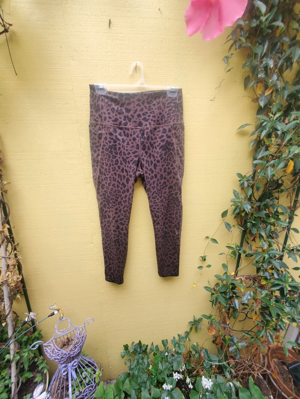 Leopard Print Leggings - Brown